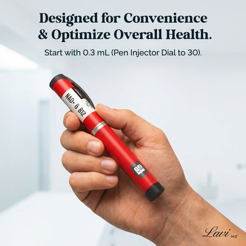 NAD⁺ & B12 Injections (300,000 mcg)