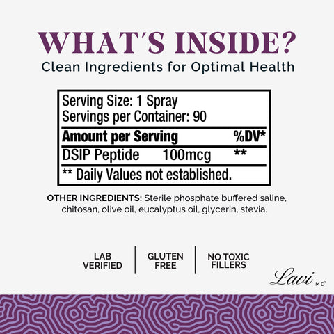 DSIP Nasal Spray | Sleep Support Without Grogginess Lavi MD DSIP Nasal Spray | Sleep Support Without Grogginess Lavi MD