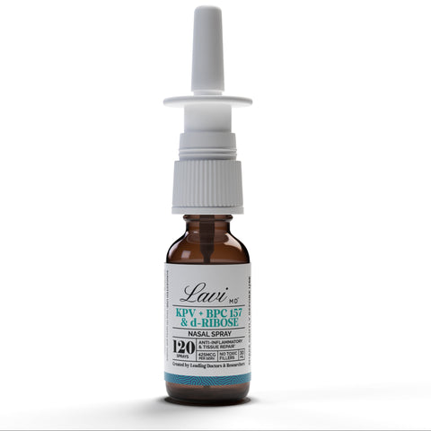 KPV + BPC-157 & D-Ribose Nasal Spray for Daily Recovery Lavi MD KPV + BPC-157 & D-Ribose Nasal Spray for Daily Recovery Lavi MD