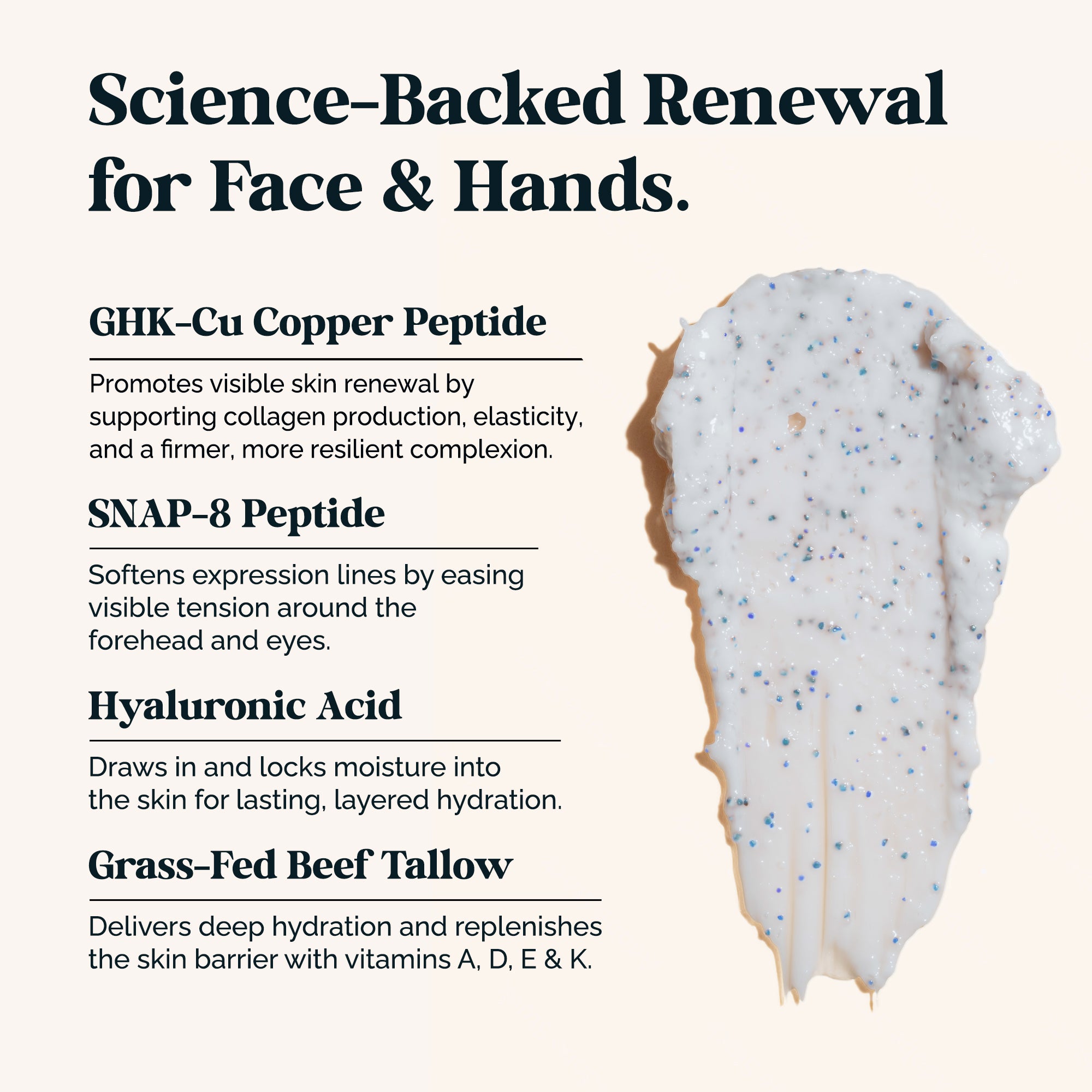 Whip Renewal Tallow Balm texture swatch